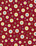 Daisies Wildflowers Garden Pattern Rug