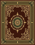 Vintage Floral Mandala Inspired Design Rug