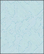 Abstract Geometric Stripe Pattern Rug