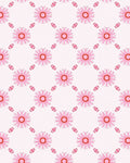 Pink Daisy Floral Pattern Rug