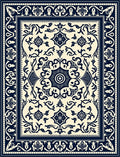 Ornate Floral Damask Pattern Rug