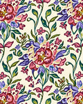 Bold Floral Patterned Lush Design Rug