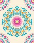 Mandala Floral Bright Pattern Design Rug