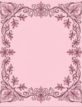 Intricate Floral Scrollwork Design Rug