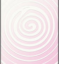 Pastel Pink Swirl Pattern Rug