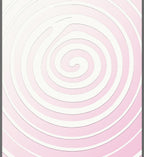 Pastel Pink Swirl Pattern Rug