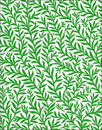 Evergreen Leaf Pattern Rug