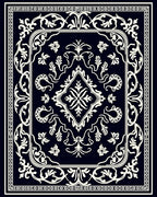 Cream Ornamental Classic Design Rug
