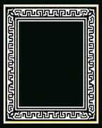 Monochromatic Geometric Maze Patterned Rug