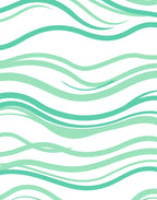 Cool Wave Pattern With 2 Tones Rug