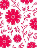Modern Floral Vine Pattern Rug