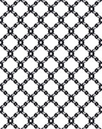 Monochromatic Lattice Geometric Abstract Rug