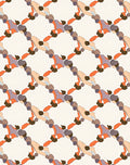 Abstract Organic Interlocking Shape Rug