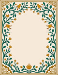 Floral Birds Vine Design Rug