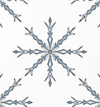 Chic Frosty Snowflake Medallion Rug