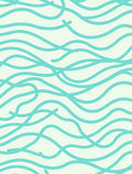 Aqua Flow Abstract Pattern Rug