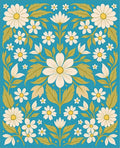 Daisy Floral Pattern Rug