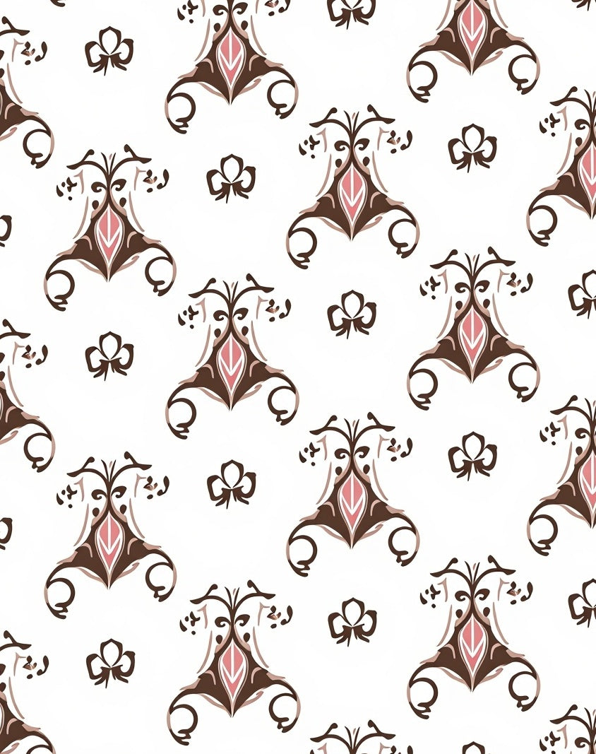 Victorian Style Floral Motif Rug