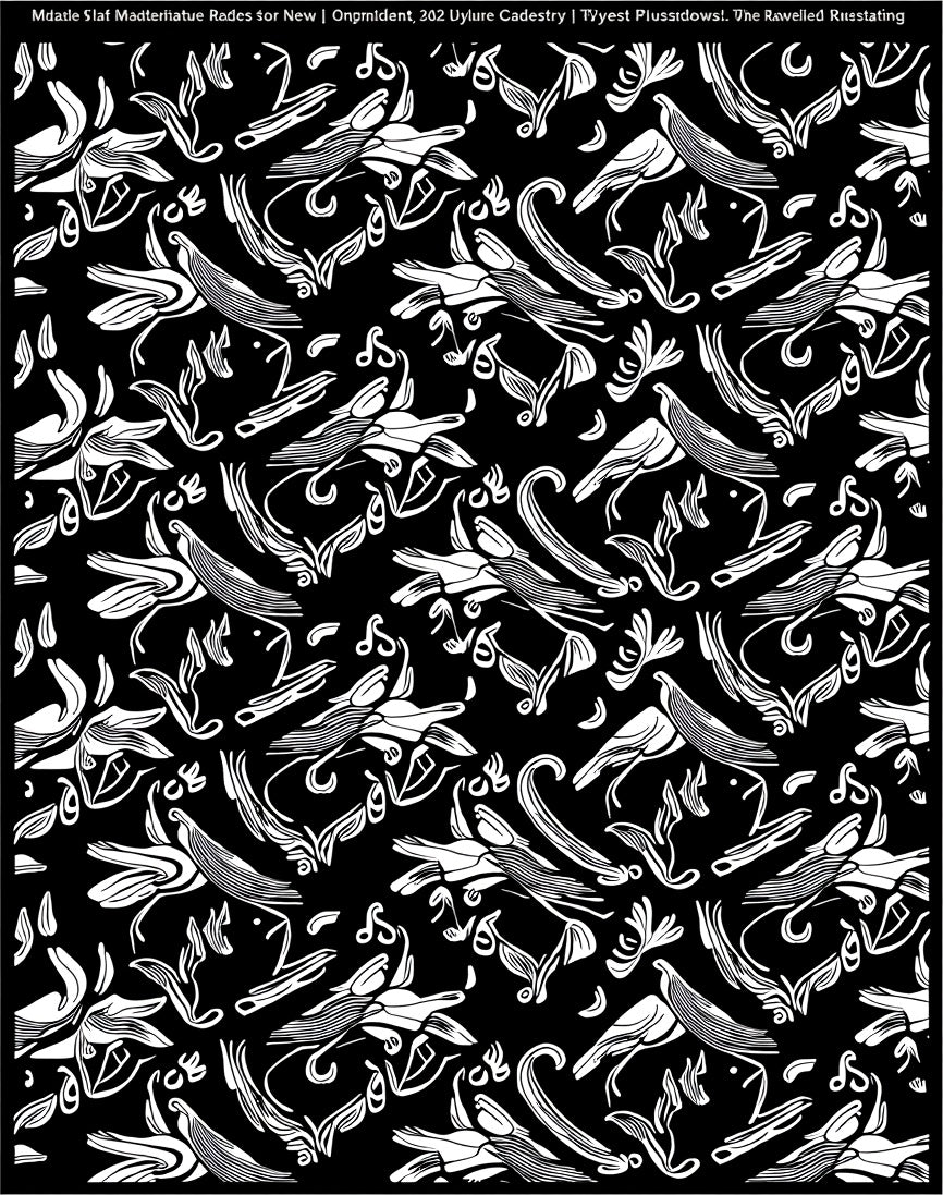 Birds and Floral Whimsical Pattern Rug