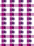 Modern Plaid Purple Geometric Pattern Design Rug