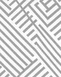 Modern Geometric Stripe Interlocking Design Rug