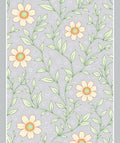 Delicate Floral Vine Pattern Rug