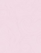 Pale Pink Swirl Abstract Pattern Rug