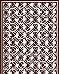 Abstract Geometric Block Pattern Rug