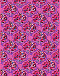 Abstract Swirls Geometric Pink Pattern Rug