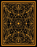 Mystical Sunburst Geometric Design Rug
