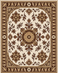 Ornate Floral And Vine Patterned Rug