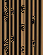 Abstract Vertical Stripe Art Rug