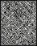 Sharp Linear Maze Motif Rug