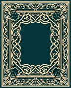 Ornate Intertwined Pattern Beige Rug