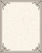 Classic Swirls Ornate Border Rug