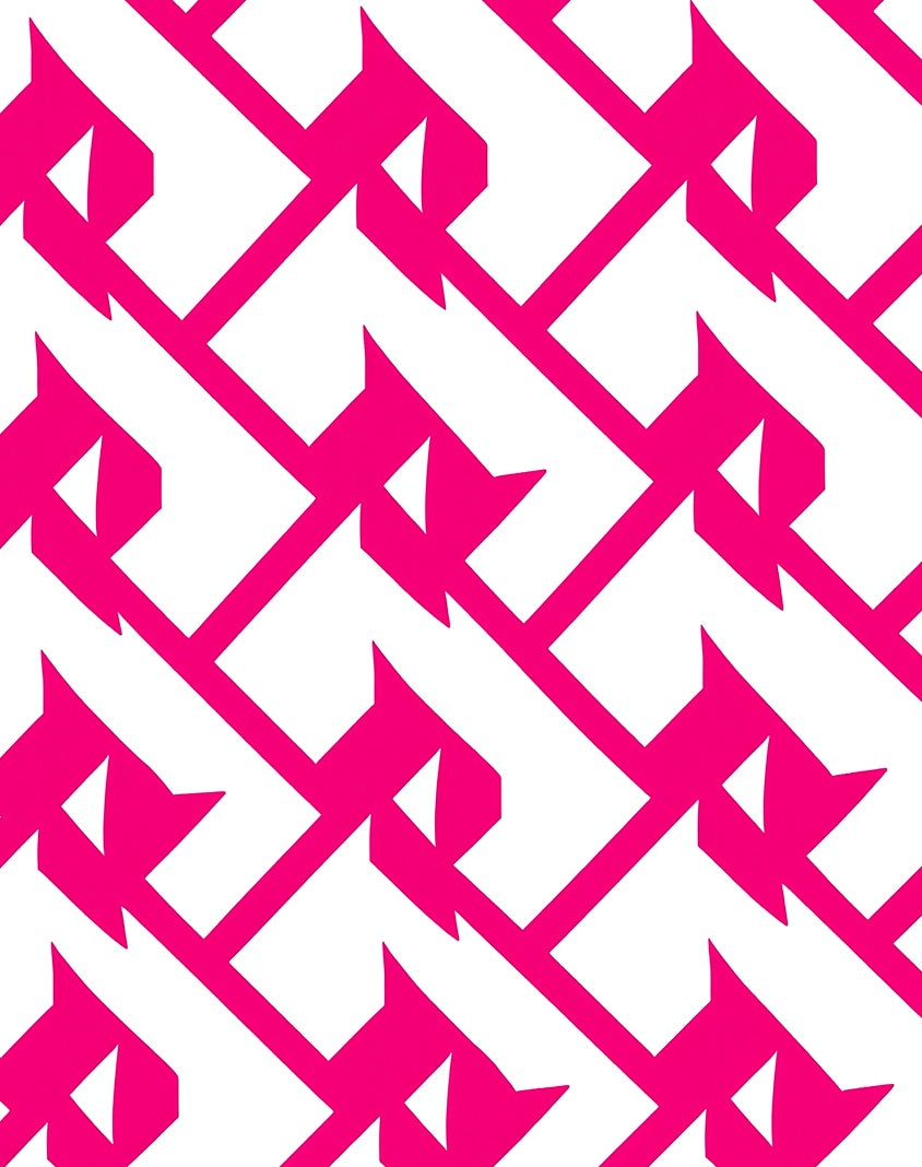 Geometric Houndstooth Pattern Rug