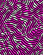 Bold Pink Black Abstract Lines Rug