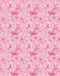 Ornate Floral Pink Pattern Design Rug