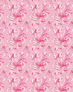 Ornate Floral Pink Pattern Design Rug