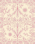 Delicate Floral Scrollwork Design Rug
