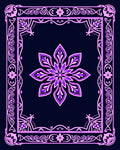 Intricate Floral And Geometric Border Design Rug
