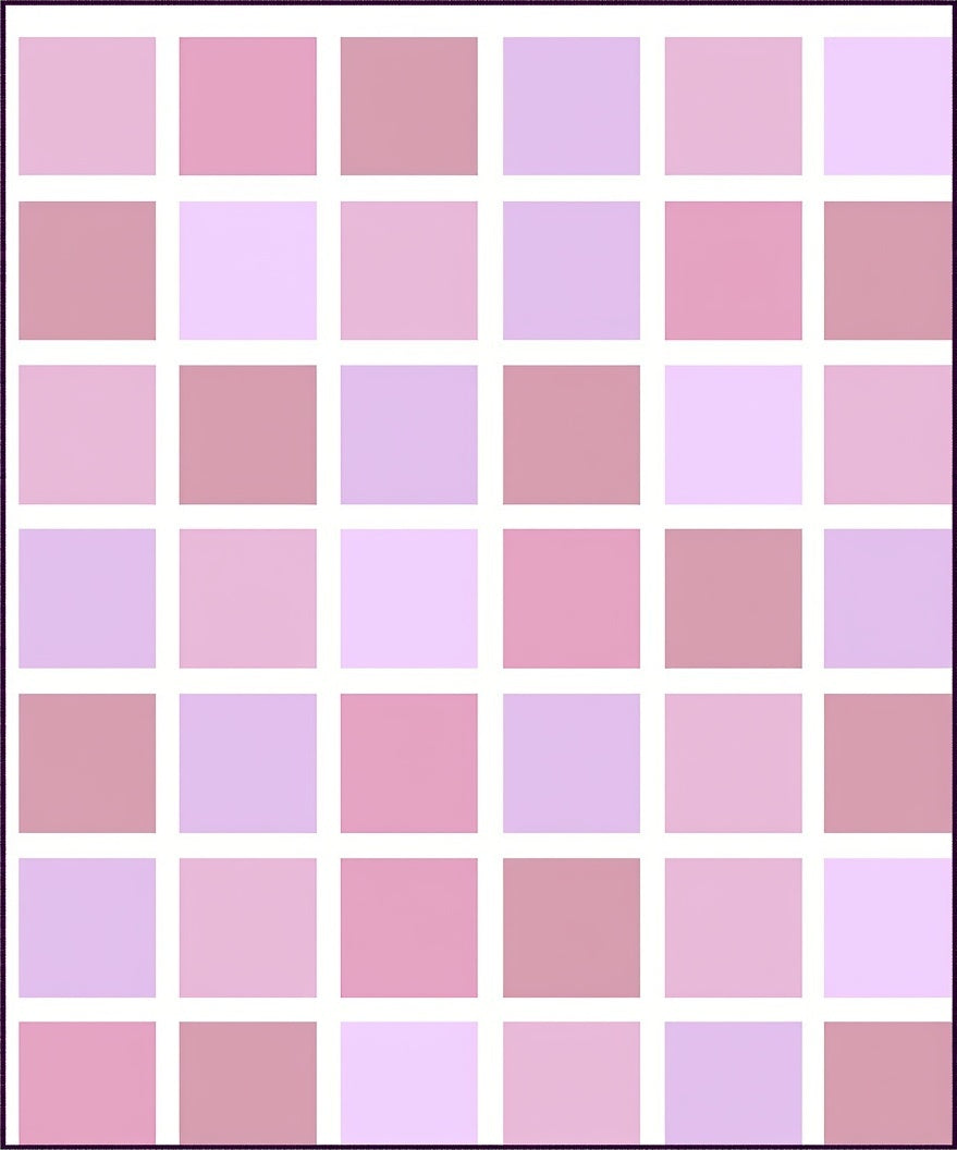 Pastel Squares Pattern Rug