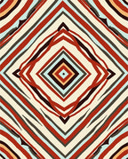 Abstract Diamond Geometric Pattern Rug