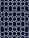 Geometric Lattice Pattern Rug