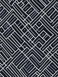 Abstract Maze Line Art Rug