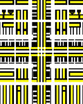 Bold Geometric Stripes Pattern Rug