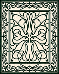Classic Floral Scrollwork Arabesque Rug