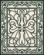Classic Floral Scrollwork Arabesque Rug