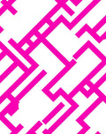 Modern Geometric Maze Pattern Rug