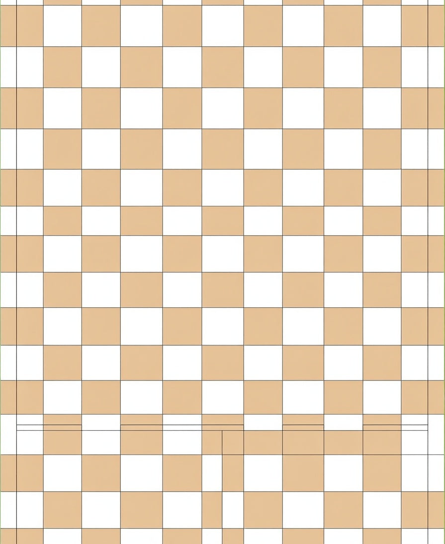 Classic Checkerboard Pattern Rug